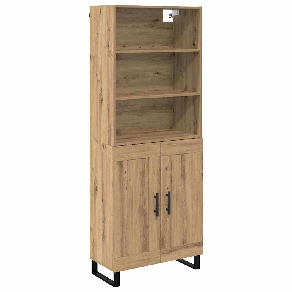 Highboard 2 pcs Artisan Egetræ 69,5 x 34 x 180 cm