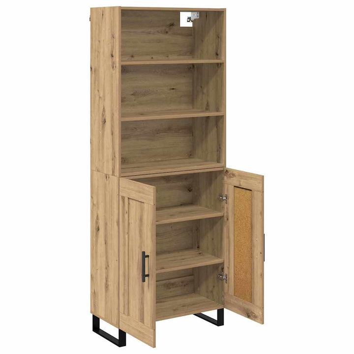 Highboard 2 pcs Artisan Egetræ 69,5 x 34 x 180 cm