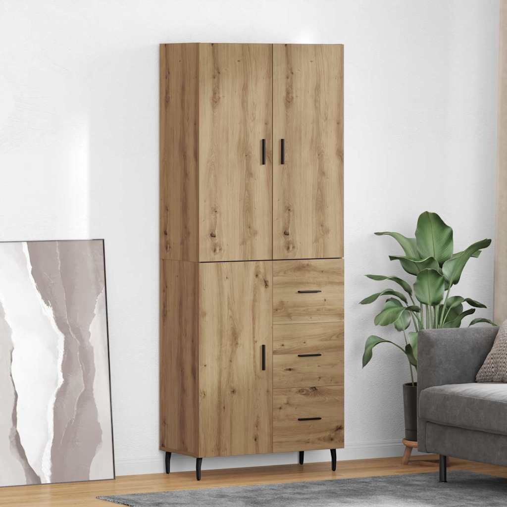 Highboard 2 pcs Artisan Egetræ 69,5 x 34 x 180 cm