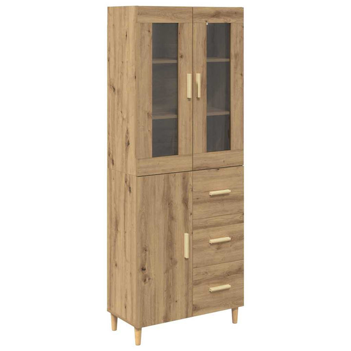 Highboard Artisan Egetræ 34,5 x 34 x 180 cm Konstrueret træ