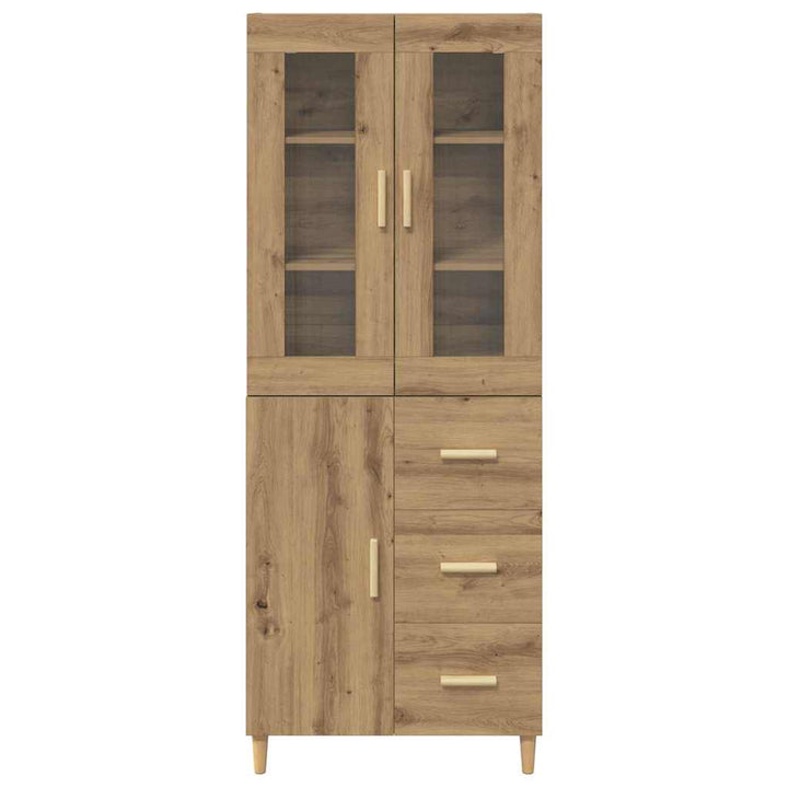 Highboard Artisan Egetræ 34,5 x 34 x 180 cm Konstrueret træ