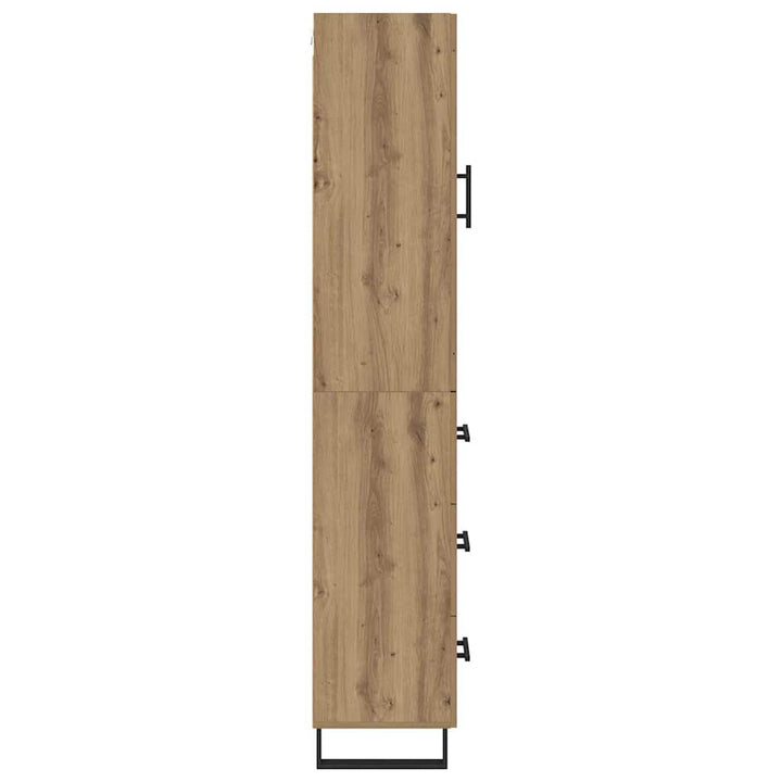 Highboard Artisan Egetræ 34,5 x 34 x 180 cm Konstrueret træ
