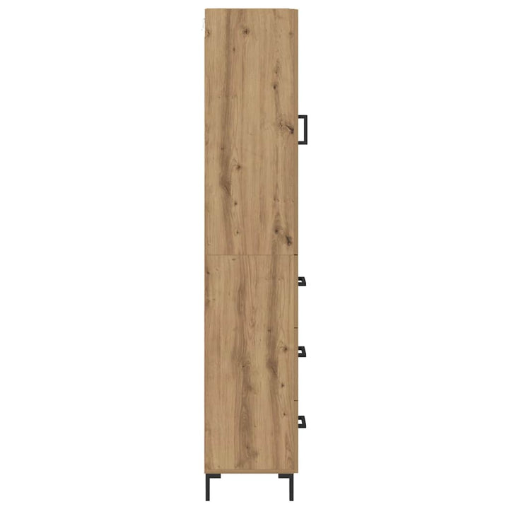Highboard Artisan Egetræ 69,5 x 34 x 180 cm Konstrueret træ