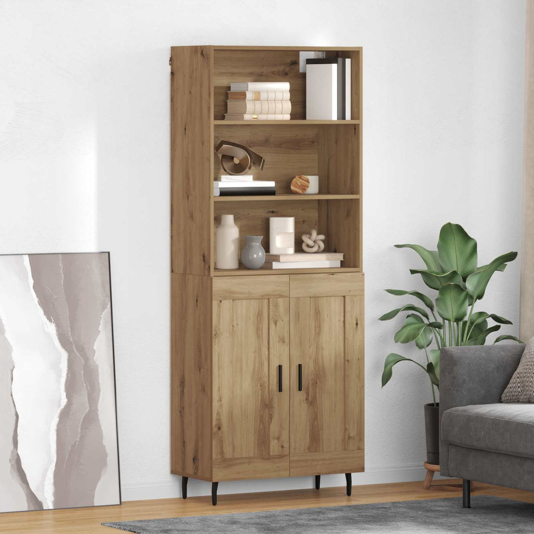 Highboard 2 pcs Artisan Egetræ 69,5 x 32,5 x 180 cm