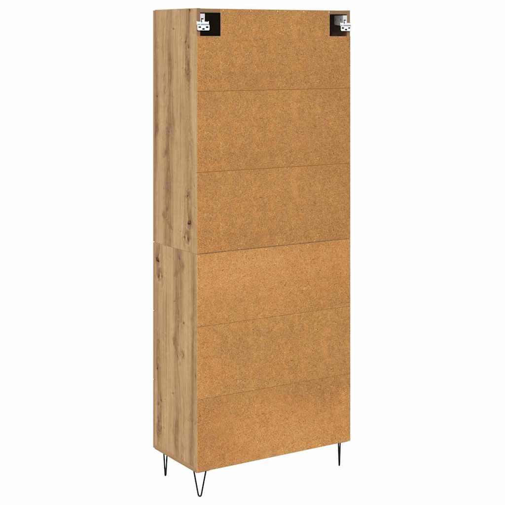 Highboard 2 pcs Artisan Egetræ 69,5 x 34 x 180 cm