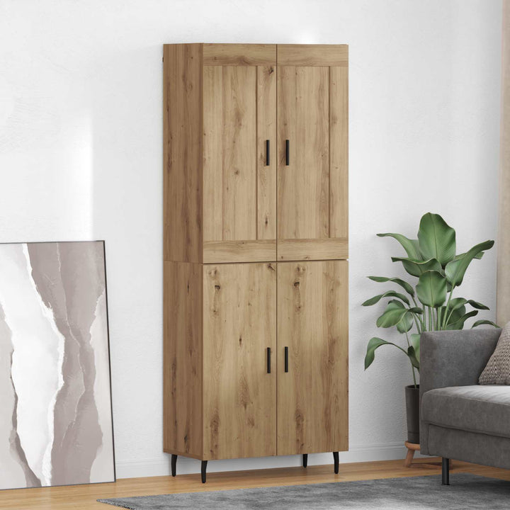 Highboard 2 pcs Artisan Egetræ 69,5 x 34 x 180 cm
