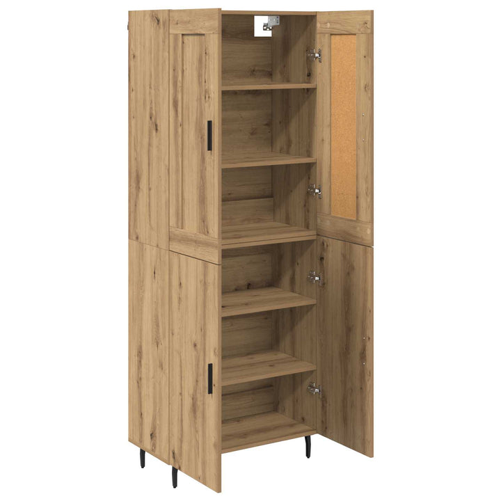 Highboard 2 pcs Artisan Egetræ 69,5 x 34 x 180 cm