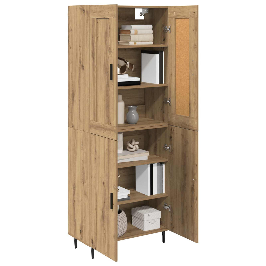 Highboard 2 pcs Artisan Egetræ 69,5 x 34 x 180 cm