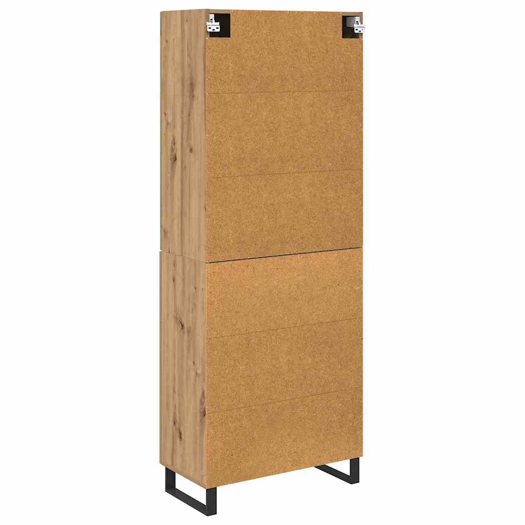 Highboard med skuffe 2 pcs Artisan Egetræ 69,5 x 34 x 180 cm