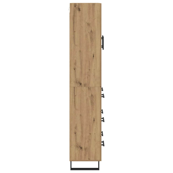 Highboard med skuffe 2 pcs Artisan Egetræ 69,5 x 34 x 180 cm