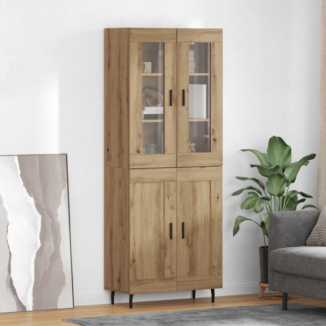 Highboard 2 pcs Artisan Egetræ 69,5 x 34 x 180 cm