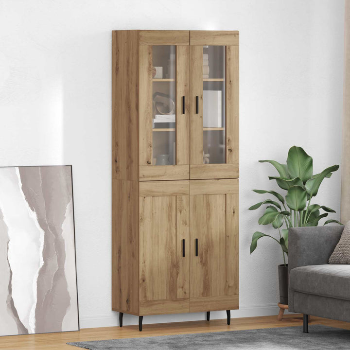 Highboard 2 pcs Artisan Egetræ 69,5 x 34 x 180 cm