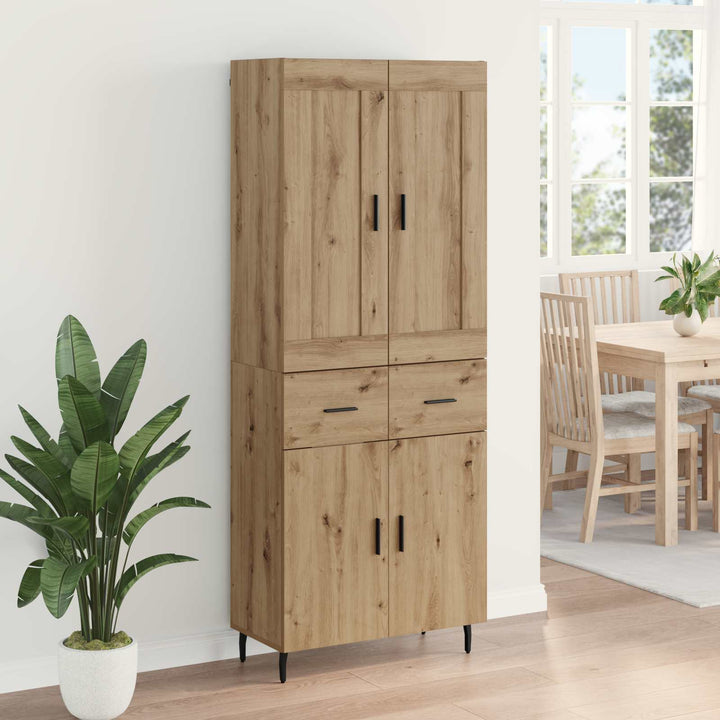 Highboard 2 pcs Artisan Egetræ 69,5 x 34 x 180 cm
