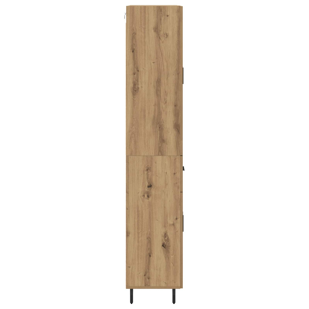 Highboard 2 pcs Artisan Egetræ 69,5 x 34 x 180 cm