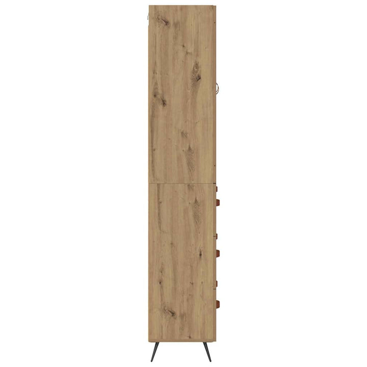 Highboard Artisan Egetræ 69,5 x 34 x 180 cm Konstrueret træ