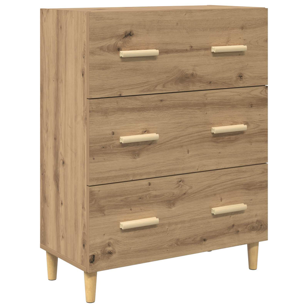 Highboard Artisan Egetræ 69,5 x 32,5 x 180 cm Konstrueret træ