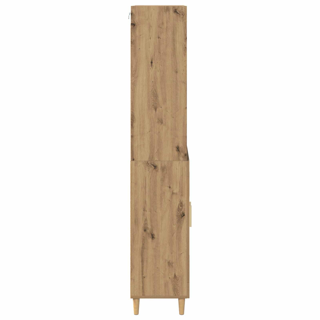 Highboard Artisan Egetræ 69,5 x 32,5 x 180 cm Konstrueret træ
