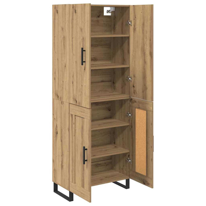 Highboard 2 pcs Artisan Egetræ 69,5 x 34 x 180 cm
