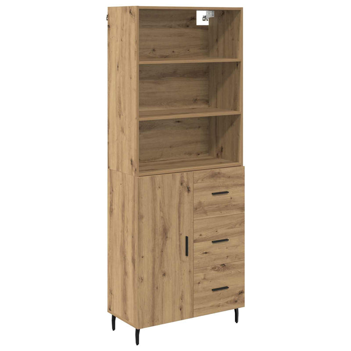 Highboard 2 stk. Artisan Egetræ 69,5 x 32,5 x 180 cm