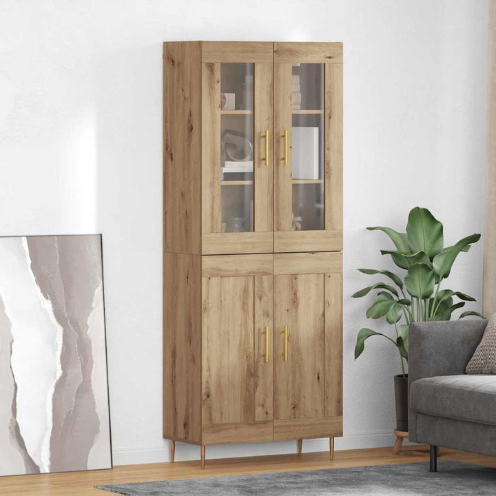 Highboard 2 stk. Artisan Egetræ 69,5 x 34 x 180 cm