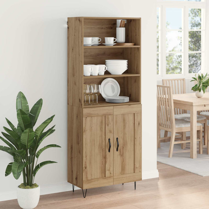 Highboard 2 pcs Artisan Egetræ 69,5 x 34 x 180 cm
