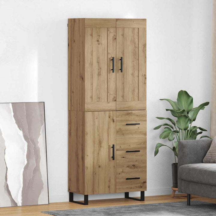 Highboard 2 pcs Artisan Egetræ 69,5 x 34 x 180 cm