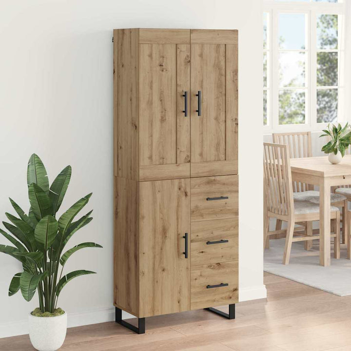 Highboard 2 pcs Artisan Egetræ 69,5 x 34 x 180 cm