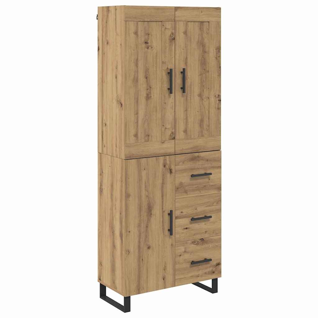 Highboard 2 pcs Artisan Egetræ 69,5 x 34 x 180 cm
