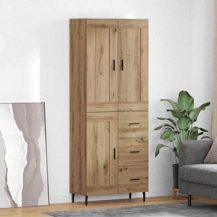 Highboard 2 pcs Artisan Egetræ 69,5 x 34 x 180 cm