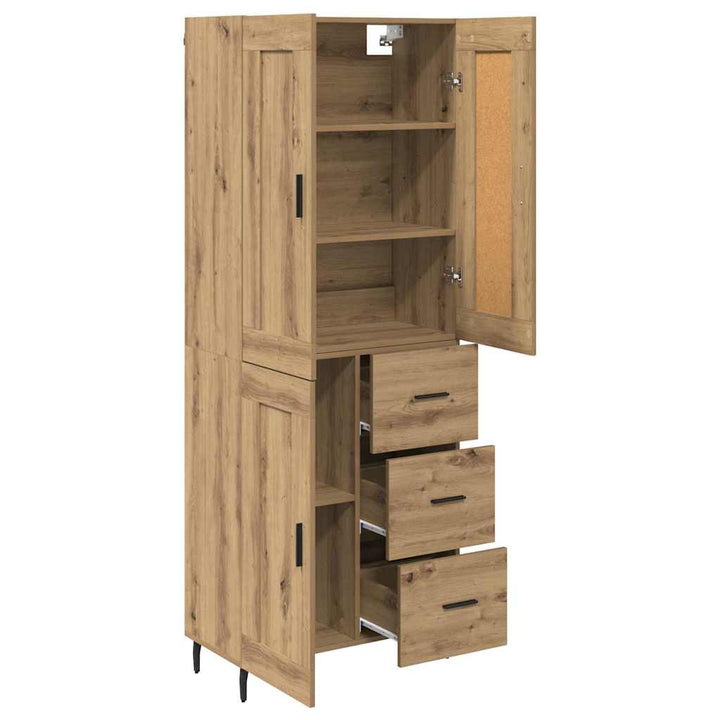 Highboard 2 pcs Artisan Egetræ 69,5 x 34 x 180 cm