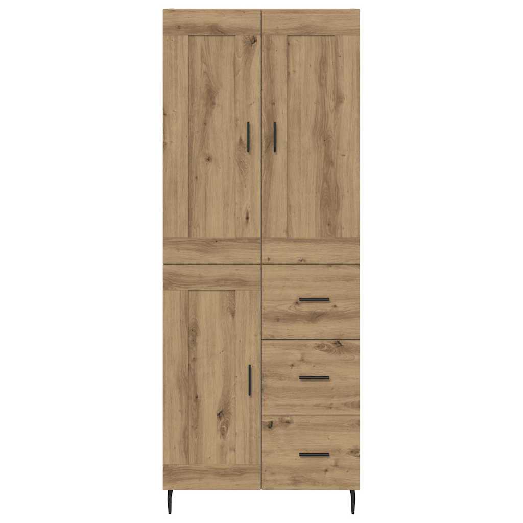 Highboard 2 pcs Artisan Egetræ 69,5 x 34 x 180 cm