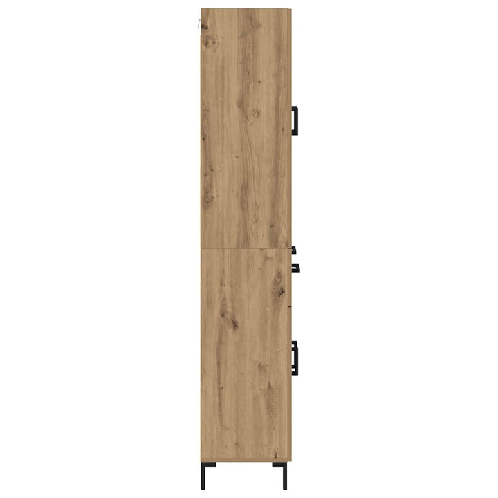 Highboard Artisan Egetræ 69,5 x 34 x 180 cm Konstrueret træ