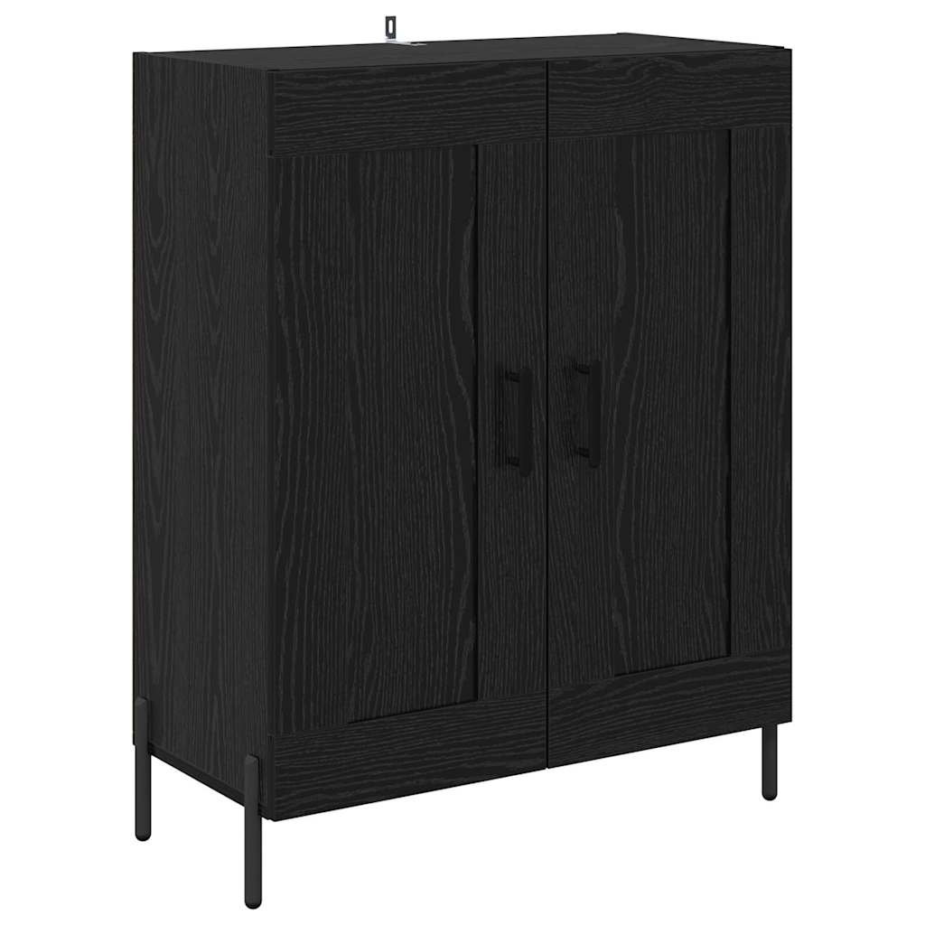 Highboard 2 stk. Sort eg 69,5 x 34 x 180 cm Konstrueret træ