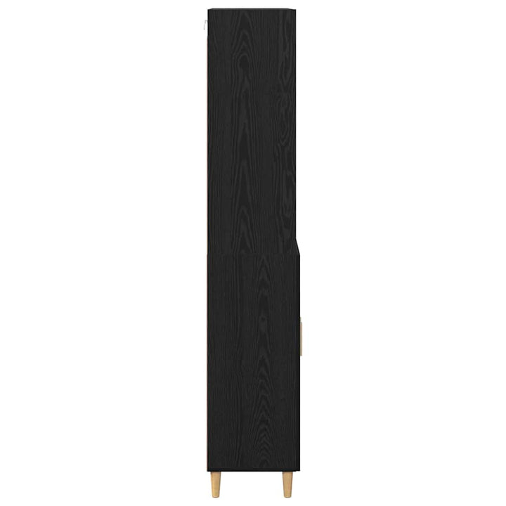 Highboard Sort eg 69,5 x 32,5 x 180 cm Konstrueret træ