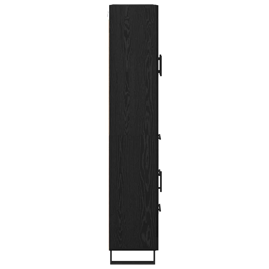 Highboard 2 stk. Sort eg 69,5 x 34 x 180 cm
