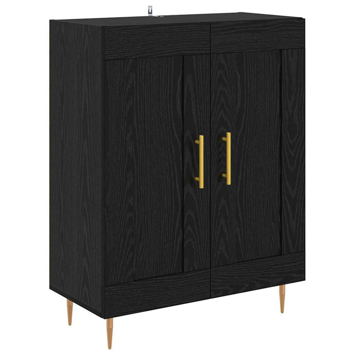 Highboard Sort eg 69,5 x 34 x 180 cm Konstrueret træ