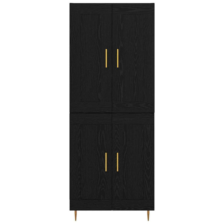 Highboard Sort eg 69,5 x 34 x 180 cm Konstrueret træ
