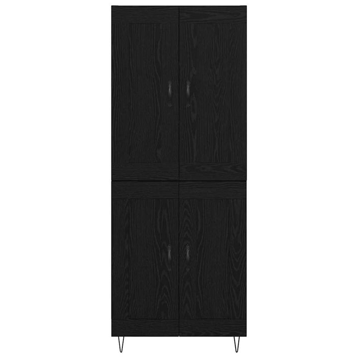 Highboard Sort eg 69,5 x 34 x 180 cm Konstrueret træ