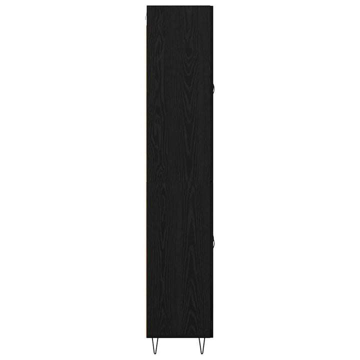 Highboard Sort eg 69,5 x 34 x 180 cm Konstrueret træ