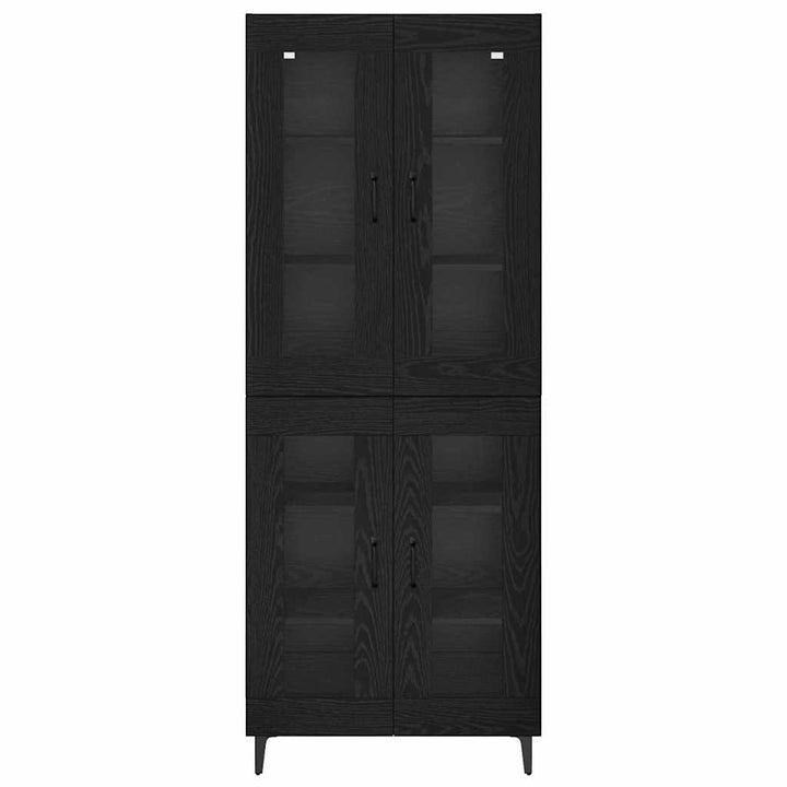 Highboard Sort eg 69,5 x 34 x 180 cm Konstrueret træ