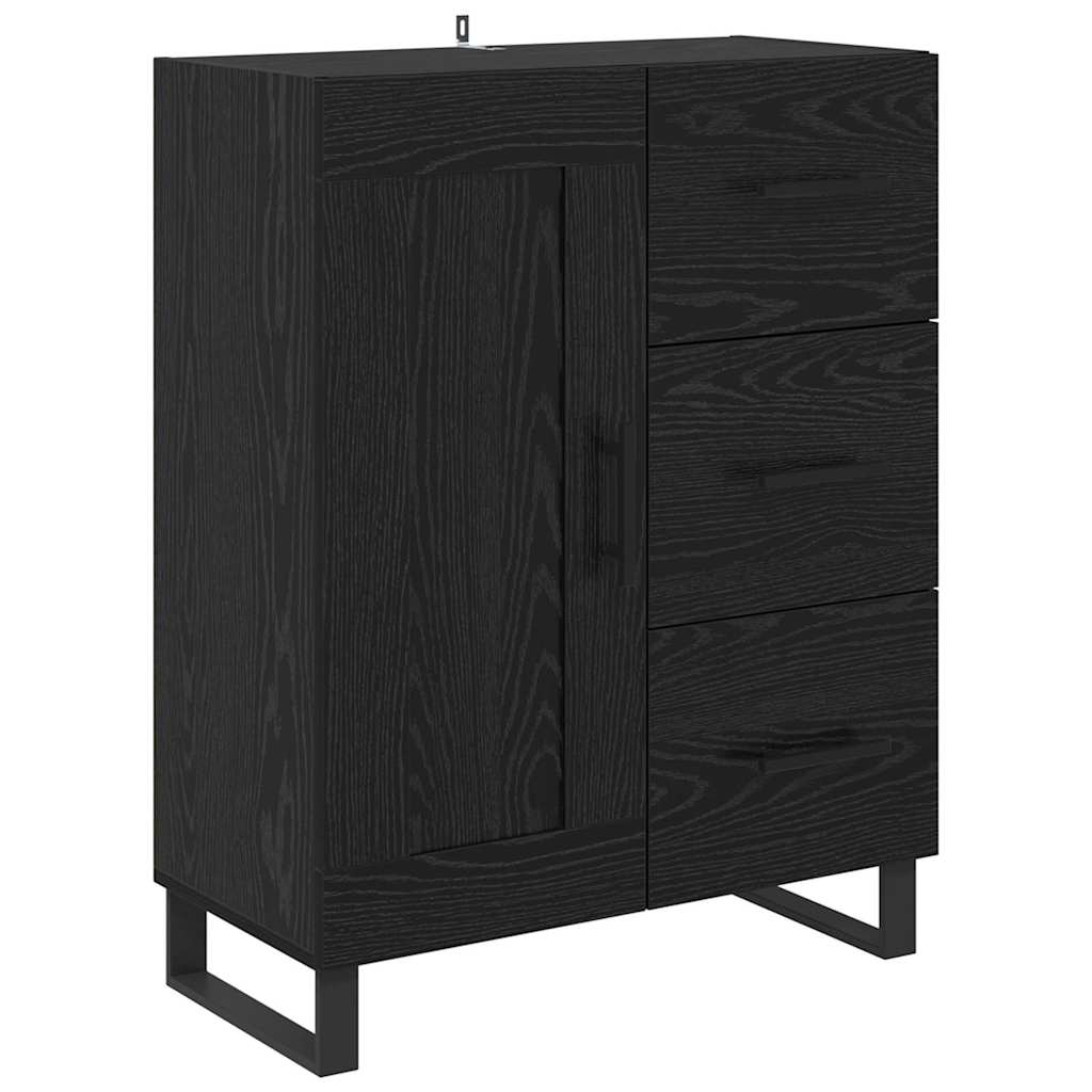 Highboard 2 stk. Sort eg 69,5 x 34 x 180 cm