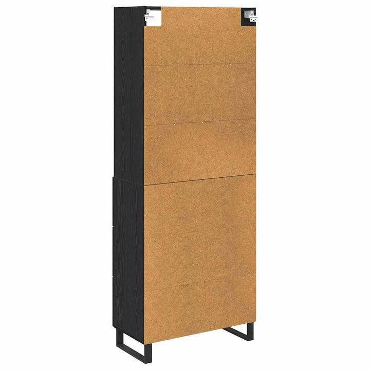 Highboard 2 stk. Sort eg 69,5 x 34 x 180 cm