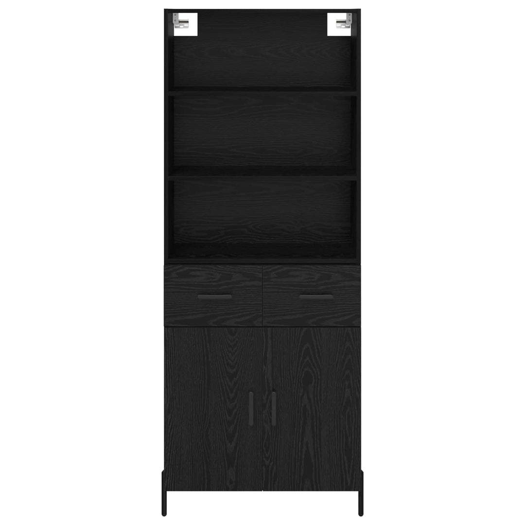 Highboard Sort eg 69,5 x 34 x 180 cm Konstrueret træ