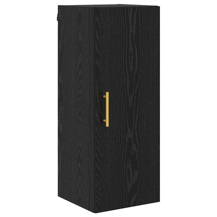 Highboard 2 pcs Sort eg Konstrueret træ