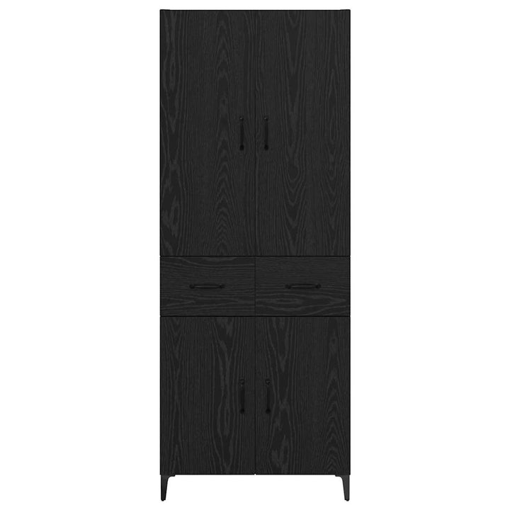 Highboard Sort eg 69,5 x 34 x 180 cm Konstrueret træ