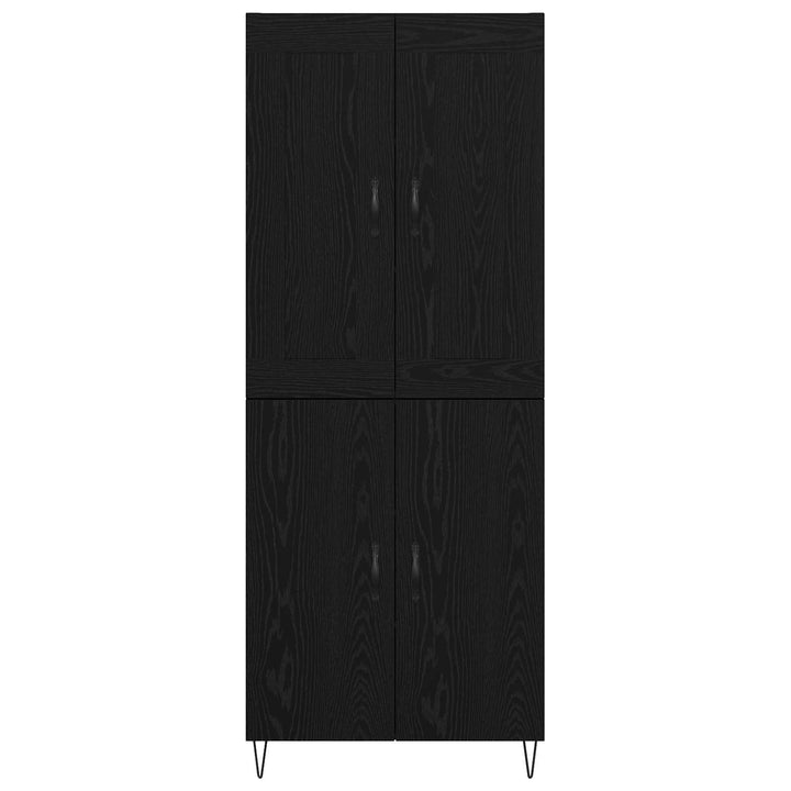 Highboard Sort eg 69,5 x 34 x 180 cm Konstrueret træ