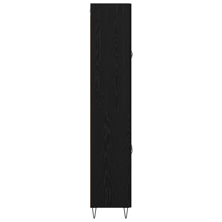 Highboard Sort eg 69,5 x 34 x 180 cm Konstrueret træ