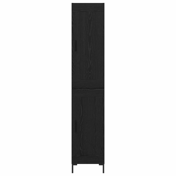 Highboard Sort eg 34,5 x 34 x 180 cm Konstrueret træ