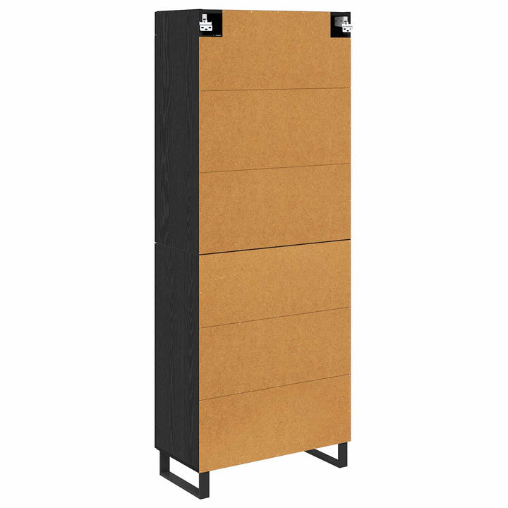 Highboard 2 stk. Sort eg 69,5 x 34 x 180 cm