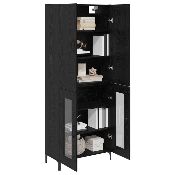 Highboard Sort eg 69,5 x 34 x 180 cm Konstrueret træ